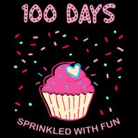 100 Days Of School Sprinkled With Fun Cupcake Drawstring Bag