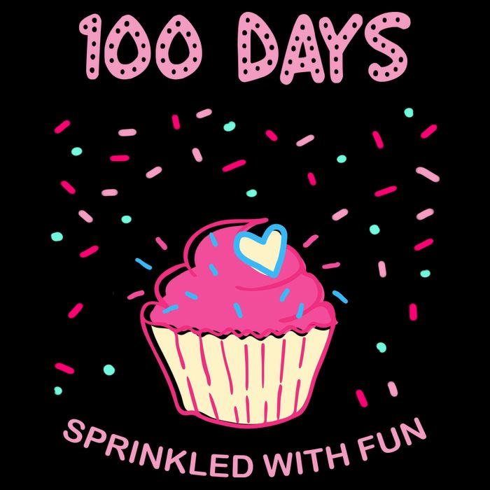 100 Days Of School Sprinkled With Fun Cupcake 16 in Basic Backpack