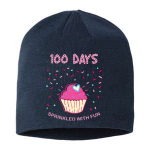 100 Days Of School Sprinkled With Fun Cupcake Sustainable Beanie