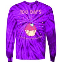 100 Days Of School Sprinkled With Fun Cupcake Tie-Dye Long Sleeve Shirt