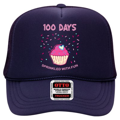 100 Days Of School Sprinkled With Fun Cupcake Trucker Hat