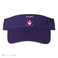 100 Days Of School Sprinkled With Fun Cupcake Visor