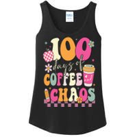 100 Days Of School Coffee Lover 100th Day Of School Teacher Ladies Essential Tank