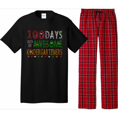 100 Days Of School Gift Teacher Gift Kindergarten Cool Gift Pajama Set