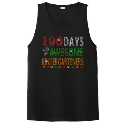 100 Days Of School Gift Teacher Gift Kindergarten Cool Gift PosiCharge Competitor Tank