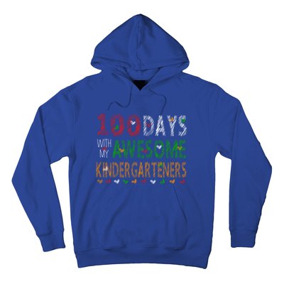 100 Days Of School Gift Teacher Gift Kindergarten Cool Gift Hoodie