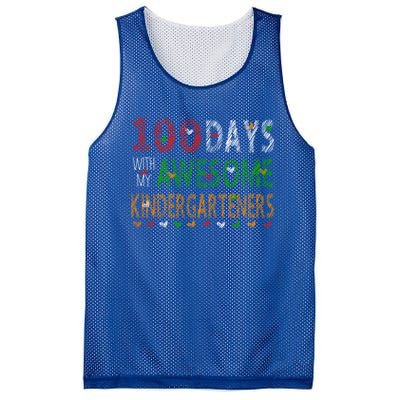 100 Days Of School Gift Teacher Gift Kindergarten Cool Gift Mesh Reversible Basketball Jersey Tank