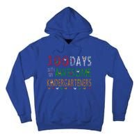 100 Days Of School Gift Teacher Gift Kindergarten Cool Gift Tall Hoodie