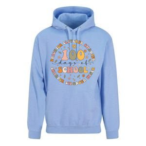 100 Days Of Shool Brighter Cleverer Smarter Sharper Stronger Wiser Unisex Surf Hoodie