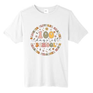 100 Days Of Shool Brighter Cleverer Smarter Sharper Stronger Wiser Tall Fusion ChromaSoft Performance T-Shirt