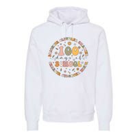 100 Days Of Shool Brighter Cleverer Smarter Sharper Stronger Wiser Premium Hoodie