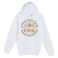 100 Days Of Shool Brighter Cleverer Smarter Sharper Stronger Wiser Premium Pullover Hoodie