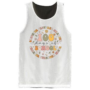 100 Days Of Shool Brighter Cleverer Smarter Sharper Stronger Wiser Mesh Reversible Basketball Jersey Tank