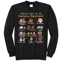 12 Days Of An Emergency Department Er Nurse Christmas Tall Sweatshirt