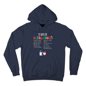 12 Days Of Ultrasound Tech Sonographer Christmas Women Hoodie