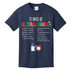 12 Days Of Ultrasound Tech Sonographer Christmas Women Kids T-Shirt