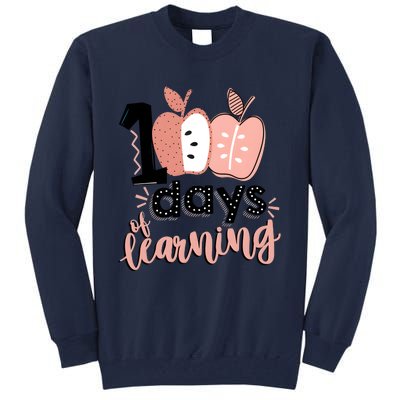 100 Days Of Learning Back To School Tall Sweatshirt