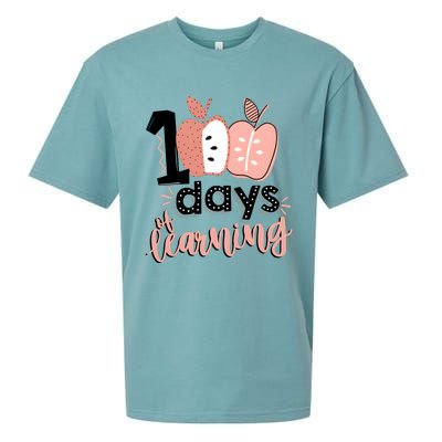 100 Days Of Learning Back To School Sueded Cloud Jersey T-Shirt