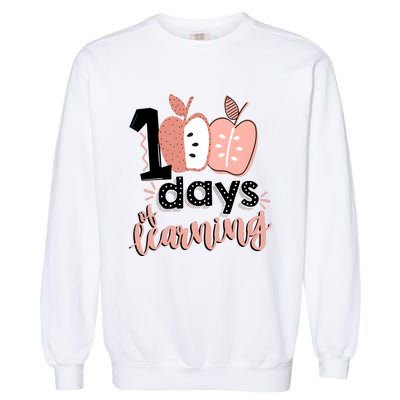 100 Days Of Learning Back To School Garment-Dyed Sweatshirt