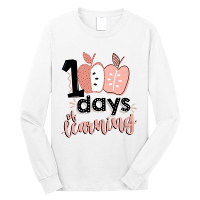 100 Days Of Learning Back To School Long Sleeve Shirt