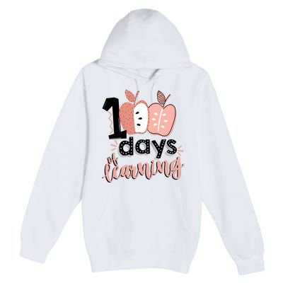 100 Days Of Learning Back To School Premium Pullover Hoodie