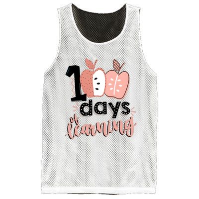 100 Days Of Learning Back To School Mesh Reversible Basketball Jersey Tank