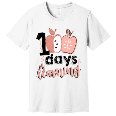 100 Days Of Learning Back To School Premium T-Shirt