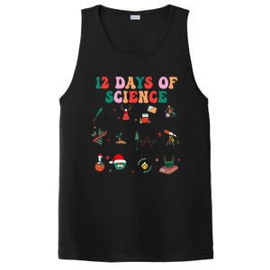 12 Days Of Science Scientist Teacher Christmas Science Xmas PosiCharge Competitor Tank