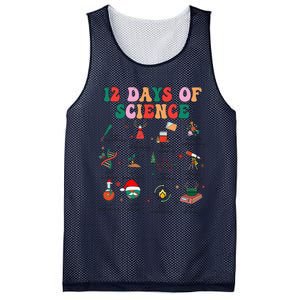 12 Days Of Science Scientist Teacher Christmas Science Xmas Mesh Reversible Basketball Jersey Tank