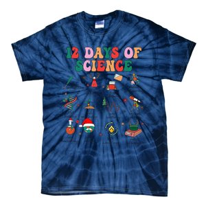 12 Days Of Science Scientist Teacher Christmas Science Xmas Tie-Dye T-Shirt