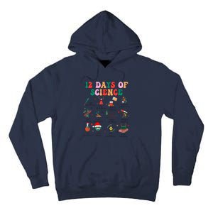 12 Days Of Science Scientist Teacher Christmas Science Xmas Tall Hoodie