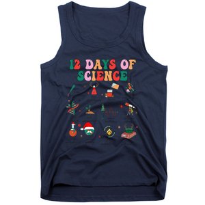 12 Days Of Science Scientist Teacher Christmas Science Xmas Tank Top