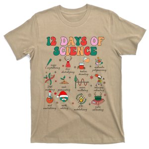 12 Days Of Science Scientist Teacher Christmas Science Xmas T-Shirt