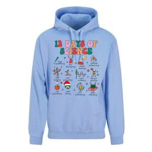 12 Days Of Science Scientist Teacher Christmas Science Xmas Unisex Surf Hoodie