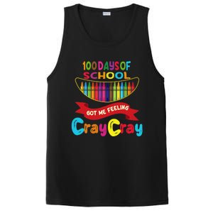 100 Days Of School Got Me Feeling Cray Cray PosiCharge Competitor Tank