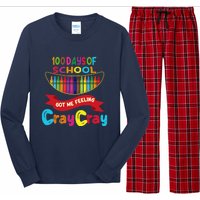 100 Days Of School Got Me Feeling Cray Cray Long Sleeve Pajama Set