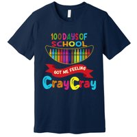 100 Days Of School Got Me Feeling Cray Cray Premium T-Shirt