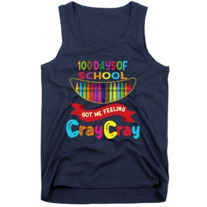 100 Days Of School Got Me Feeling Cray Cray Tank Top