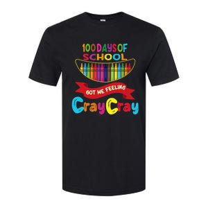 100 Days Of School Got Me Feeling Cray Cray Softstyle CVC T-Shirt