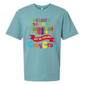 100 Days Of School Got Me Feeling Cray Cray Sueded Cloud Jersey T-Shirt