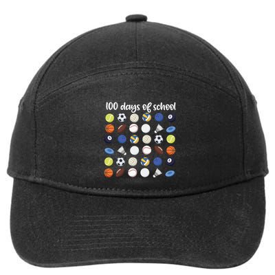 100th Days Of School Pe Teacher 7-Panel Snapback Hat