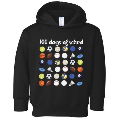 100th Days Of School Pe Teacher Toddler Hoodie