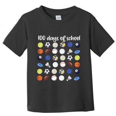 100th Days Of School Pe Teacher Toddler T-Shirt