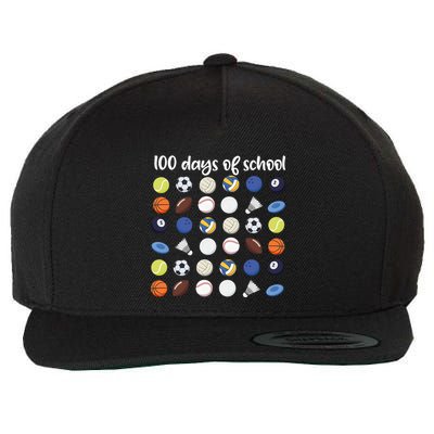 100th Days Of School Pe Teacher Wool Snapback Cap