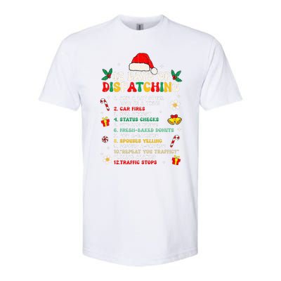 12 Days Of Dispatching Christmas Pajama Xmas Dispatcher  Softstyle CVC T-Shirt