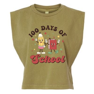 100 Days Of School 100th Day Of School Garment-Dyed Women's Muscle Tee