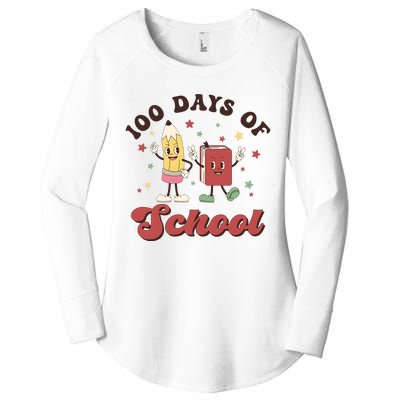 100 Days Of School 100th Day Of School Women's Perfect Tri Tunic Long Sleeve Shirt