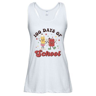 100 Days Of School 100th Day Of School Ladies Essential Flowy Tank