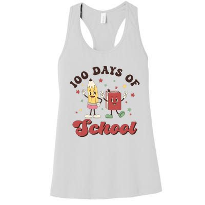 100 Days Of School 100th Day Of School Women's Racerback Tank