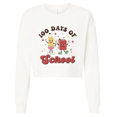 100 Days Of School 100th Day Of School Cropped Pullover Crew